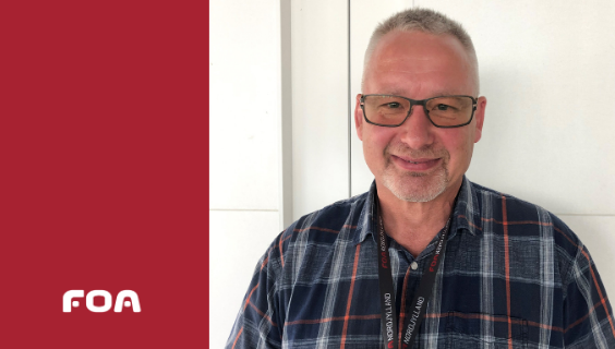 Leif Vestbjerg-Nielsen - ansvarlig for arbejdsmiljø i FOA Nordjylland.